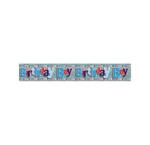 Happy Birthday Boy Party Banner Pk6
