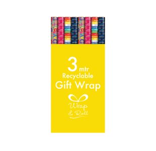 Happy Birthday Giftwrap 3M Ast Pk49