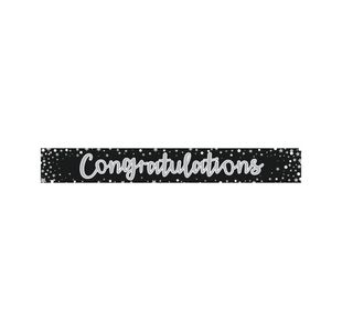 Congratulations Party Banner Pk6