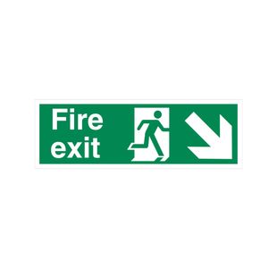 Fire Exit Rman Arr Down R Vinyl 450