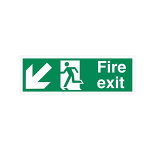 Fire Exit Rman Arr Down L Vinyl 450