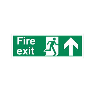 Fire Exit Rman Arr Up Plas 450