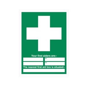 Your First Aiders Are Vinyl 600X450