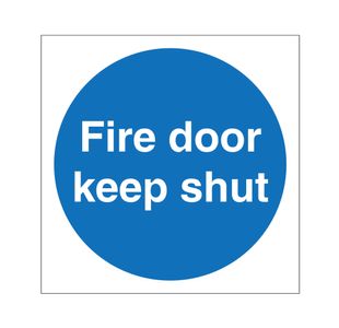 Fire Door Keep Shut No Symbol Pk5
