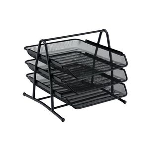 Mesh Letter Tray Portrait Fc Blk
