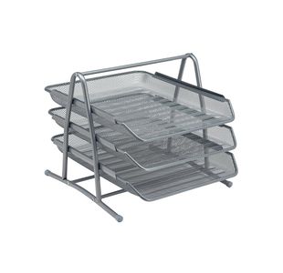Mesh Letter Tray Portrait Fc Slv