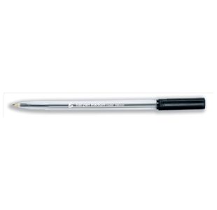 Ball Pen Medium 1Mm Tip Blk Pk50