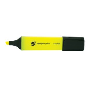 Highlighter Chisel Tip Ylw Pk12