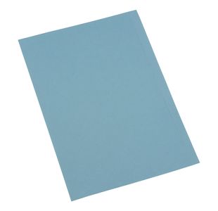 Sq Cut Folder Fc 250Gsm Blue Pk100