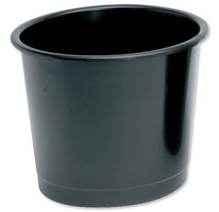 Waste Bin Pp 14 Litre 304X254Mm Blk