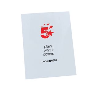 Binding Covers A4 250Gsm Wht Pk100