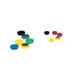 Round Plastic Cud Magnets 20Mm Pk10