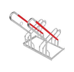 City Hybrid Bicycle Rack 2 Cycle Cap