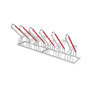City Hybrid Bicycle Rack 6 Cycle Cap