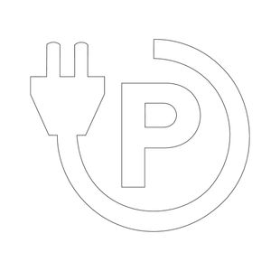 Proline Ev Charg Point Symb 700 Wht