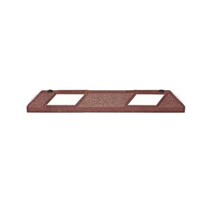 Park-Aid Wheel Stop 900 Brick Rd/Wht