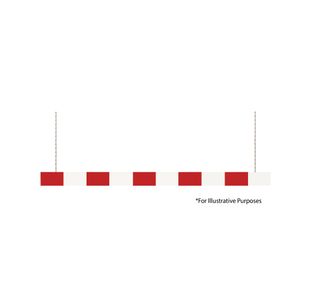 Height Restriction Bar 4000 Red/Wht