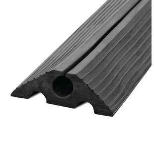 Cable Protector Strip 20Mmx10M Blk