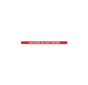 Yellow Post Do Not Enter Red/Wht Pk2