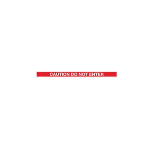 Twin Ylw Post Do Not Enter Rd/Wht P2