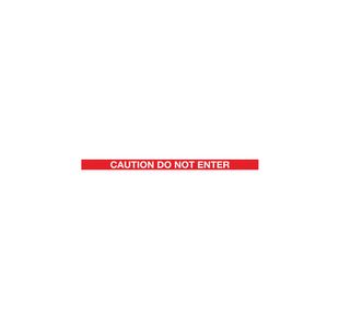 Twin Rd Post Do Not Enter Rd/Wht P2