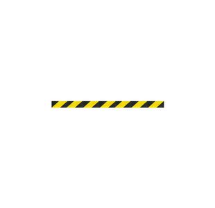 Yellow Post + Ylw/Blk Belt 3.4M Pk2