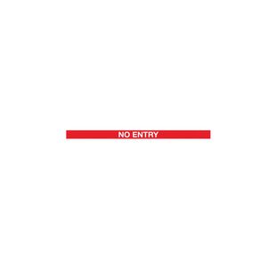 Yellow Post No Entry Red/Wht 3.4M P2
