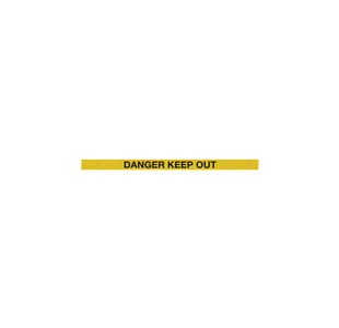 Twin Yellow Post Danger Ylw/Blk Pk2