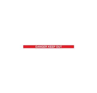 Wallpro 300 Black Danger Red/Wht 3M
