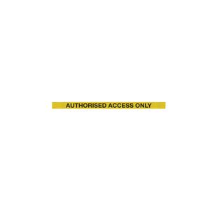 Black Body Authorised Acces Ylw/Blk