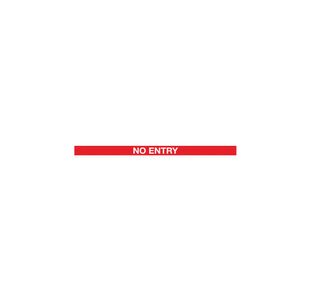 Wallpro 400 Black Body No Entry Red/