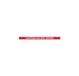 Barrier Blk Do Not Enter Red/Wht 9.1