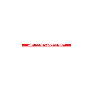 Black Body Authorise Access Red/Wht