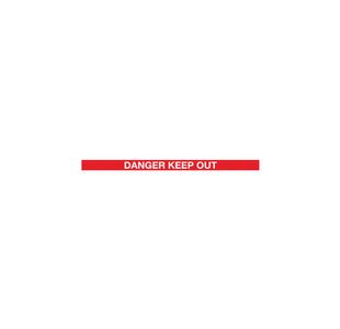 Barrier Blk Danger Red/Wht Belt 4.6M