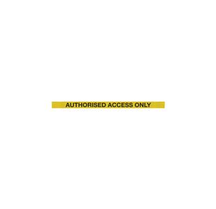 Barrier Ylw Auth Access Ylw/Blk 10.6