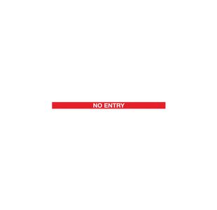 Wallpro 300 Magn Blk No Entry Rd/Wht