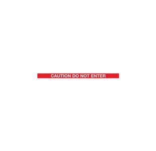 Barrier Blk Caution Redwht 4.6