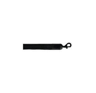 Eco Velour Rope Blk 1.8M Black
