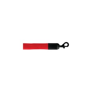Eco Velour Rope Red 1.8M Black