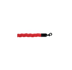 25Mm Braided Rope Red 1.8M Black End