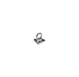 Wall Plate For Ropes Polished Chrome