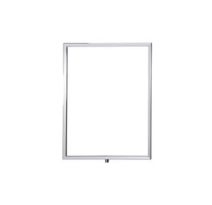 A3 Sign Vert Frame P/Chrome Rope