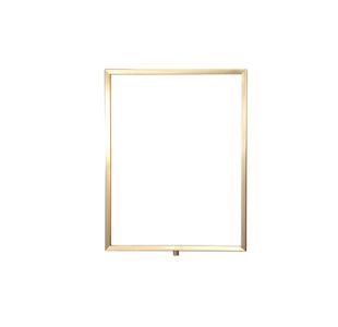 A3 Sign Vert Frame P/Brass Rope
