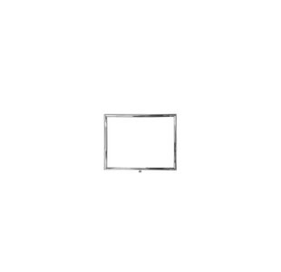 A4 Sign Hori Frame P/Chrome Rope