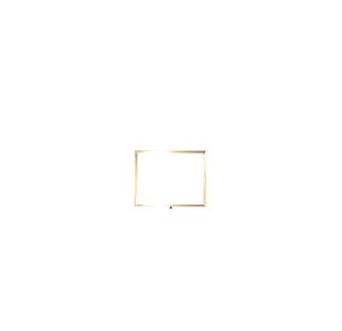A3 Sign Hori Frame P/Brass Rope