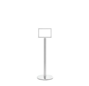 Sign Stands P/Chrome Pst A4 Hori Sgn