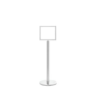 Sign Stands P/Chrome Pst A3 Hori Sgn
