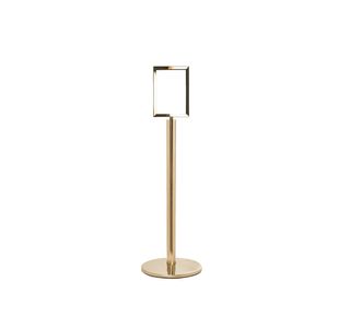 Sign Stands P/Brass Pst A4 Vert Sign