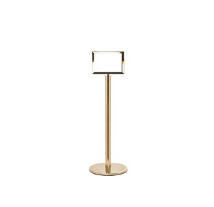 Sign Stands P/Brass Pst A4 Hori Sign