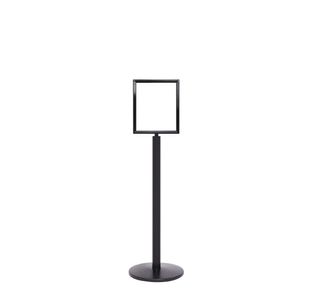 Sign Stands Black Post With A3 Verti